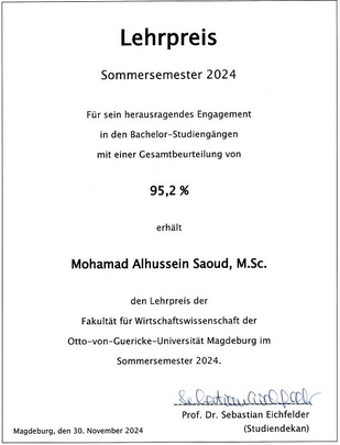 2024 Sommer Saoud Bachelor